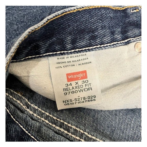 🪅 WRANGLER Five Star PREMIUM Denim Relaxed Fit Men’s Jean - Picture 6 of 7